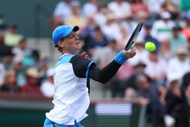 Jannik Sinner TENNIS : Indian Wells 2024 - 14 03 2024 AntoineCouvercelle Panoramic 