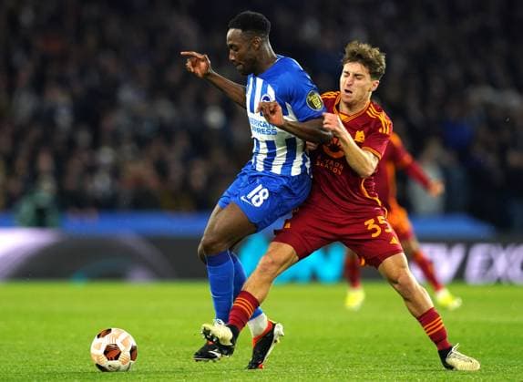 Football, EL, Brighton and Hove Albion - AS Roma