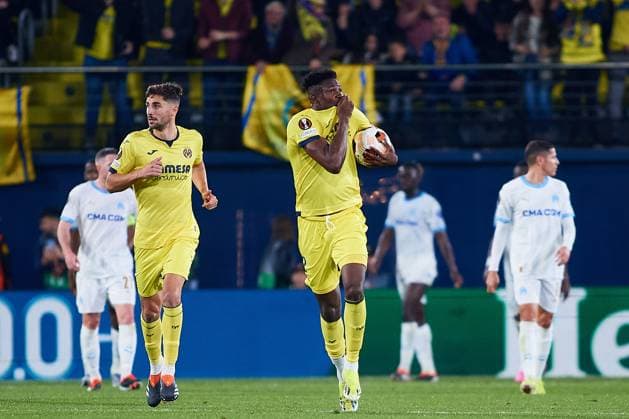 March 14, 2024: Yerson Mosquera of Villarreal celebrates the teamÃ¢â‚¬â ¢s third goal during the UEFA Europa League, Round of 16, football match played between Villarreal CF and Olympique de Marseille at Estadio de la Ceramica on March 14, 2024, in Villarreal, Spain. - ZUMAa181 20240314_zaa_a181_033 Copyright: xDavidxAliagax