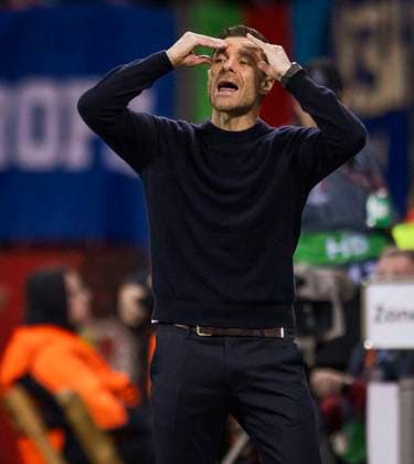 Leverkusen, Germany 14th Mar 2024 Coach Xabi Alonso Leverkusen Bayer Leverkusen Qarabag Agdam 14 03 2024