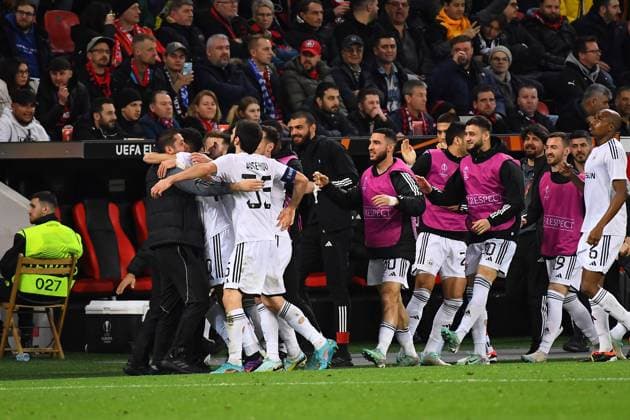 LEVERKUSEN, GERMANY - 14.03.24: The match of match UEFA Europa League Bayer 04 Leverkusen vs Qarabag FK at Bayarena  Copyright: xVITALIIxKLIUIEVx