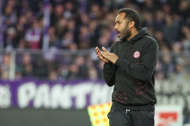 2 Bundesliga VfL Osnabrück Fortuna Düsseldorf on 15 03 2024 at Bremer Brücke in Osnabrück Coach Daniel Thioune Duesseldorf is satisfied MH