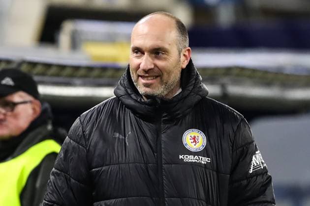 Coach Daniel Scherning Eintracht Braunschweig 2 Soccer Bundesliga Season 2023 2024 SC Paderborn vs Eintracht Braunschweig at the Home Deluxe Arena in Paderborn Soccer,Man,Men,Germany,15 03 2024