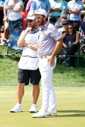 PONTE VEDRA BEACH, FL - MARCH 15: PGA, Golf Herren golfer Max Homa looks dejected after he finishes his second round on the 9th hole during The Players Championship on March 15, 2024, at TPC Sawgrass in Ponte Vedra Beach, Florida. (Photo by Brian Spurlock Icon Sportswire) GOLF: MAR 15 PGA THE PLAYERS Championship EDITORIAL USE ONLY Icon24031528