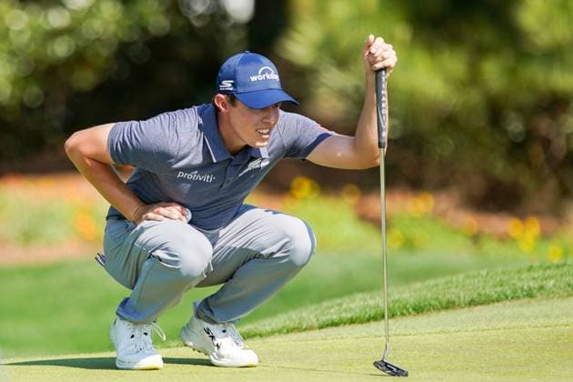 March 15, 2024, Ponte Vedra Beach, Florida, United States: MATT FITZPATRICK (ENG) lines up a putt on the 2nd green during the second round of the 2024 PLAYERS Championship at TPC Sawgrass. Ponte Vedra Beach United States - ZUMAw109 20240315_fap_w109_024 Copyright: xDebbyxWongx