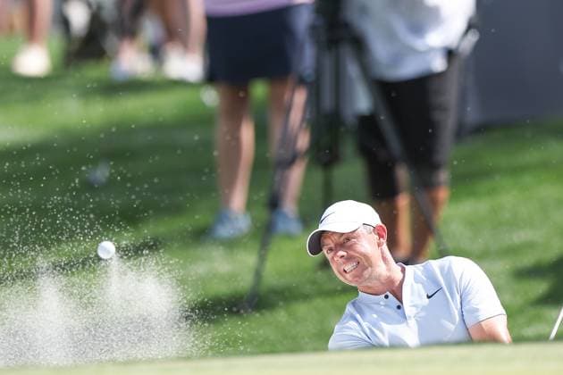 March 15, 2024: Rory McIlroy hits a pitch shot on the 6th hole during the second round of THE PLAYERS Championship at TPC Sawgrass in Ponte Vedra, FL. CSM Ponte Vedra United States of America - ZUMAc04_ 20240315_zma_c04_101 Copyright: xGrayxSiegelx