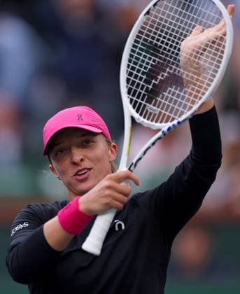 Iga Swiatek of Poland celebrates BNP Paribas Open, Tennis, Day 10, Indian Wells Tennis Garden, California, USA - 15 Mar 2024  Copyright: xEllaxLing Shutterstockx 14386186a