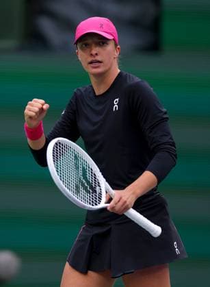 Iga Swiatek of Poland celebrates BNP Paribas Open, Tennis, Day 10, Indian Wells Tennis Garden, California, USA - 15 Mar 2024  Copyright: xEllaxLing Shutterstockx 14386186b