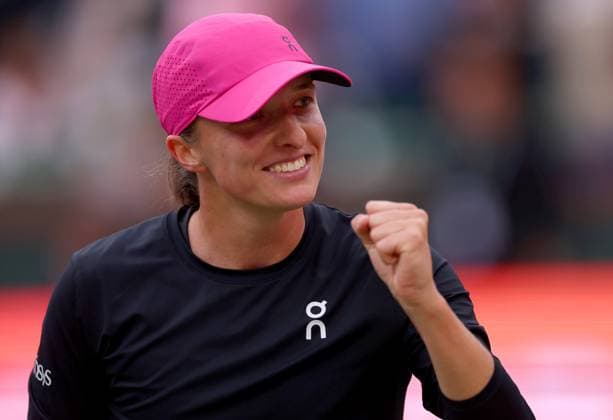 Iga Swiatek of Poland celebrates BNP Paribas Open, Tennis, Day 10, Indian Wells Tennis Garden, California, USA - 15 Mar 2024  Copyright: xEllaxLing Shutterstockx 14386186d