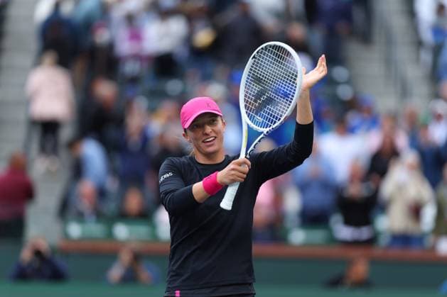 Iga Swiatek (Pol) TENNIS : Indian Wells 2024 - 15 03 2024 AntoineCouvercelle Panoramic 