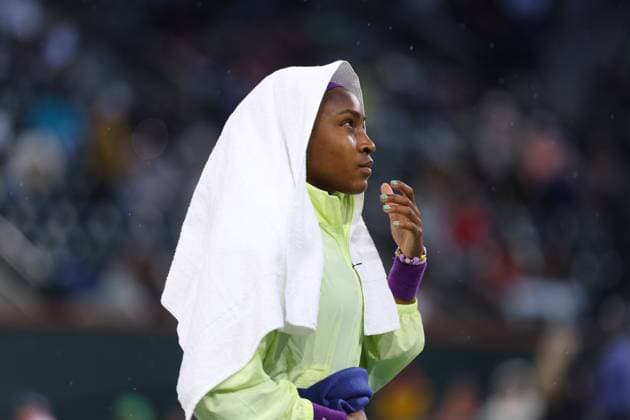 Coco Gauff (USA) TENNIS : Indian Wells 2024 - 15 03 2024 AntoineCouvercelle Panoramic 