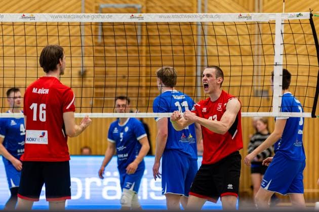 Volleyball, 2nd VBL, Blue Volleys Gotha - TUS Kriftel
