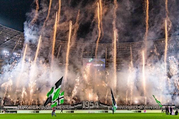 Hannover 96 vs 1 FC Kaiserslautern, Football, Bundesliga 2, Matchday 26, 16 03 2024 DFL REGULATIONS PROHIBIT ANY OUSE OF PHOTOGRAPHS AS IMAGE SEQUENCES AND OR QUASI VIDEO Hannover 96 vs 1 FC Kaiserslautern, Football, Bundesliga 2, Matchday 26, 16 03 2024 Hannover Copyright: xEibner-Pressefoto BahhoxKarax EP_HAN
