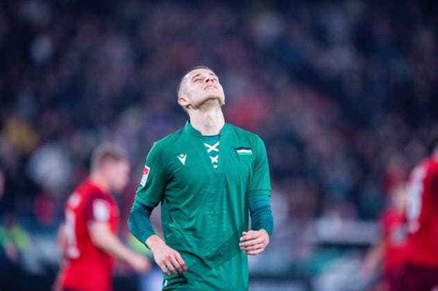 16 03 2024 Soccer, 2023 2024, 1 Bundesliga, Matchday 26, Hannover 96 1 FC Kaiserslautern Nicolo Tresoldi Hannover DFL REGULATIONS PROHIBIT ANY USE OF PHOTOGRAPHS AS IMAGE SEQUENCES AND OR QUASI VIDEO