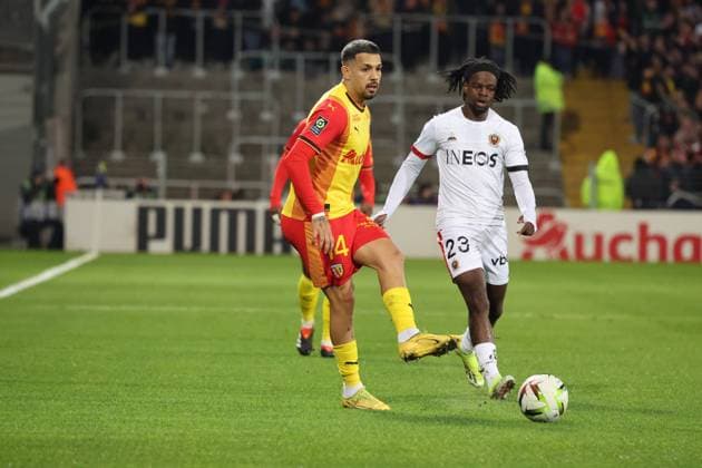 Facundo MEDINA (RC Lens) lors du match RC Lens - OGC Nice, Ligue 1, stade Bollaert-Delelis, le 16 mars 2024 FOOTBALL : RC LENS vs NICE - LIGUE 1 - 16 03 2024 LaurentSanson Panoramic 