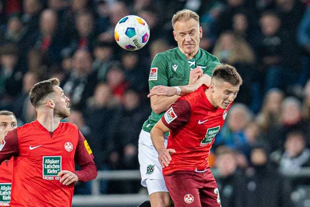 Havard Nielsen Hannover 96, 16 Hannover 96 vs 1 FC Kaiserslautern, Football, 2 Bundesliga, Matchday 26, 16 03 2024 DFL REGULATIONS PROHIBIT ANY OUSE OF PHOTOGRAPHS AS IMAGE SEQUENCES AND OR QUASI VIDEO Hannover 96 vs 1 FC Kaiserslautern, Football, 2 Bundesliga, Matchday 26, 16 03 2024 Hannover Copyright: xEibner-Pressefoto BahhoxKarax EP_HAN