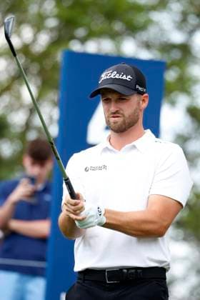 PONTE VEDRA BEACH, FL - MARCH 16: PGA, Golf Herren golfer Wyndam Clark plays his tee shot on the 4th hole during the third round of The Players Championship on March 16, 2024, at TPC Sawgrass in Ponte Vedra Beach, Florida. (Photo by Brian Spurlock Icon Sportswire) GOLF: MAR 16 PGA THE PLAYERS Championship EDITORIAL USE ONLY Icon2403165