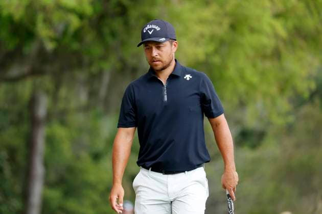 PONTE VEDRA BEACH, FL - MARCH 16: PGA, Golf Herren golfer Xander Schauffele putts on the 3rd hole during the third round of The Players Championship on March 16, 2024, at TPC Sawgrass in Ponte Vedra Beach, Florida. (Photo by Brian Spurlock Icon Sportswire) GOLF: MAR 16 PGA THE PLAYERS Championship EDITORIAL USE ONLY Icon24031614