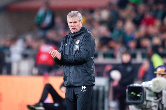 16 03 2024 Soccer, 2023 2024, 1 Bundesliga, Matchday 26, Hannover 96 1 FC Kaiserslautern Friedhelm Funkel Coach Kaiserslautern DFL REGULATIONS PROHIBIT ANY USE OF PHOTOGRAPHS AS IMAGE SEQUENCES AND OR QUASI VIDEO