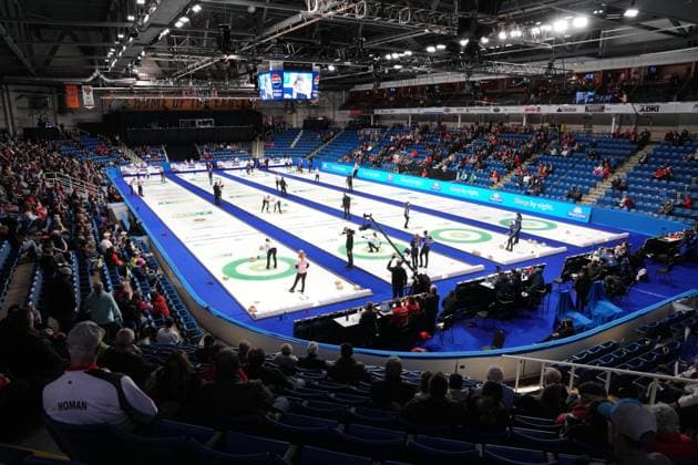 Curling, Womens World Championships in Sydney, Canada