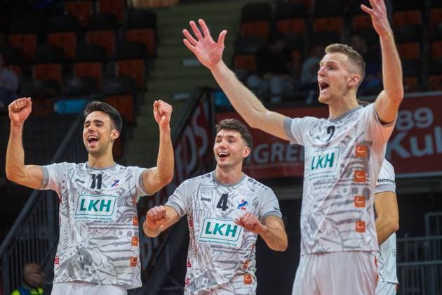 Volleyball, VBL, WWK Volleys Herrsching - SVG Lüneburg