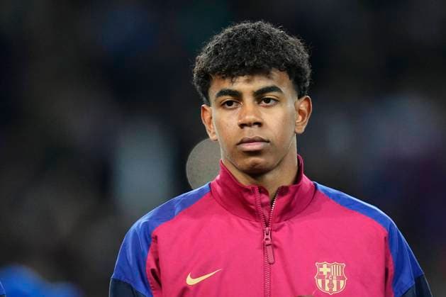 FC Barcelona, Barca v SSC Napoli: Round of 16 Second Leg - UEFA Champions League 2023 24 Lamine Yamal right winger of Barcelona and Spain during the UEFA Champions League 2023 24 round of 16 second leg match between FC Barcelona and SSC Napoli at Estadi Olimpic Lluis Companys on March 12, 2024 in Barcelona, Spain. Barcelona Spain  Copyright: xJosexBretonx originalFilename:breton-fcbarcel240312_npC2V.jpg
