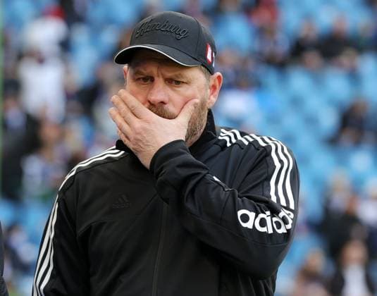 2 Liga Season 2023 2024 26 Matchday 17 03 2024 Hamburger SV SV Wehen Wiesbaden at Volksparkstadion Coach Steffen Baumgart Hamburger SV DFL REGULATIONS PROHIBIT ANY USE OF PHOTOGRAPHS AS IMAGE SEQUENCES AND OR QUASI VIDEO