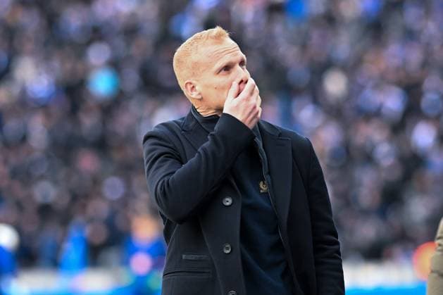 2 Bundesliga Hertha BSC Berlin FC Schalke 04 on 17 03 2024 at the Olympiastadion in Berlin Coach Karel Geraerts FC Schalke 04 dissatisfied, disappointed, disappointed, dejected MT