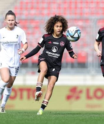 17 03 2024 Soccer Season 2023 2024 1 Women Soccer Bundesliga 16 Matchday 1 FC Nürnberg FCN Club SC Freiburg Sportfoto Zink DaMa xdaxmax Amira Arfaoui 74, 1 FC Nürnberg FCN