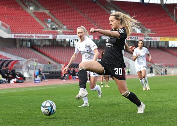 17 03 2024 Soccer Season 2023 2024 1 Women Soccer Bundesliga 16 Matchday 1 FC Nuremberg FCN Club SC Freiburg Sportfoto Zink DaMa xdaxmax Medina Desic 30, 1 FC Nuremberg FCN