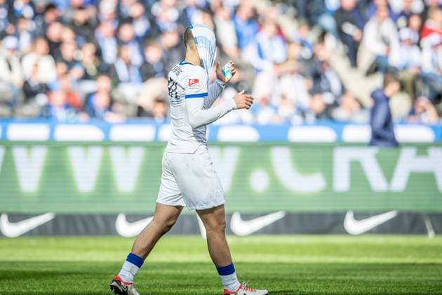 2 Soccer Bundesliga, Hertha BSC vs FC Schalke 04 Berlin, 17 03 2024 Ibrahim Maza Hertha BSC, 30 frustrated 2 Soccer Bundesliga, Hertha BSC vs FC Schalke 04, Olympiastadion, Berlin, 17 03 2024 DFL REGULATIONS PROHIBIT ANY USE OF PHOTOGRAPHS AS IMAGE SEQUENCES AND OR QUASI VIDEO Copyright: xBEAUTIFULxSPORTS LucianoxLimax