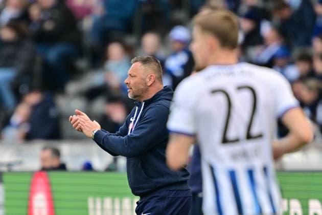 Pal Dardai Hertha BSC, Coach , GER, Hertha BSC vs Schalke 04, Soccer Men, 2 Bundesliga, Season 2023 2024, Matchday 26, 17 03 2024 DFL REGULATIONS PROHIBIT ANY USE OF PHOTOGRAPHS AS IMAGE SEQUENCES AND OR QUASI VIDEO GER, Hertha BSC vs Schalke 04, Soccer Men, 2 Bundesliga, Season 2023 2024, Matchday 26, 17 03 2024 Berlin Copyright: xEibner-Pressefotox xClaudiusxRauchx EP_CRH