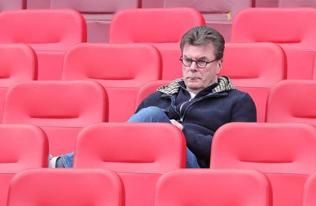 17 03 2024 Soccer Season 2023 2024 1 Women Soccer Bundesliga 16 Matchday 1 FC Nuremberg FCN Club SC Freiburg Sportfoto Zink DaMa xdaxmax Dieter Hecking Board of Directors Sport 1 FC Nuremberg FCN pensive in the stands
