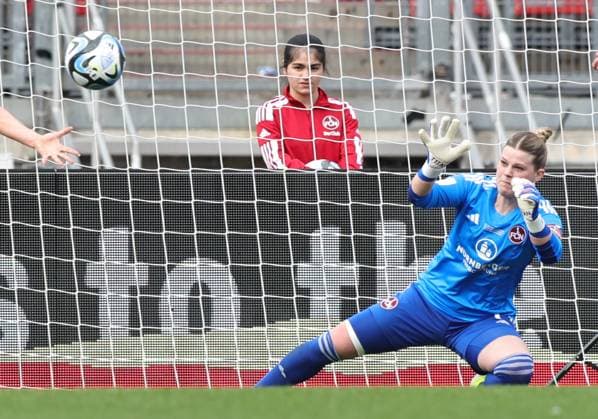 17 03 2024 Soccer Season 2023 2024 1 Women Soccer Bundesliga 16 Matchday 1 FC Nuremberg FCN Club SC Freiburg Sportfoto Zink DaMa xdaxmax Lea Paulick 1, 1 FC Nuremberg FCN