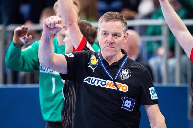 17 03 2024 Handball, mens international match, Olympic qualification in Hanover, Austria Germany Alfred Gislason national coach, coach Germany