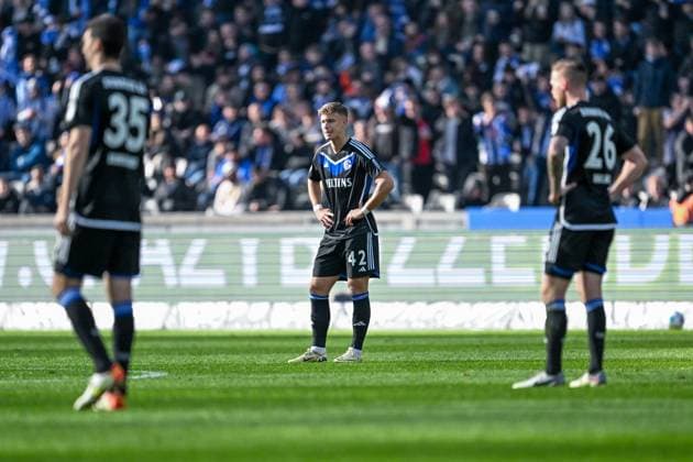 2 Bundesliga Hertha BSC Berlin FC Schalke 04 on 17 03 2024 at the Olympiastadion in Berlin Keke Topp FC Schalke 04 dissatisfied, disappointed, disappointed, dejected MT