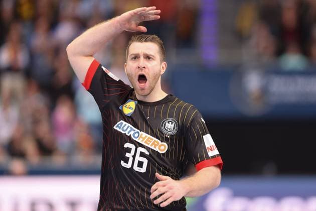 Germany Austria, Handball Olympic Qualification Tournament Lukas Mertens Germany, 36 Handball Olympic Qualification, international match between Germany and Austria on March 17, 2024 in Hanover , Hanover Germany ZAG Arena