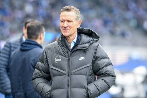 2 Bundesliga Hertha BSC Berlin FC Schalke 04 on 17 March 2024 at the Olympiastadion in Berlin Thomas Herrich, Commercial Director of Hertha BSC MT
