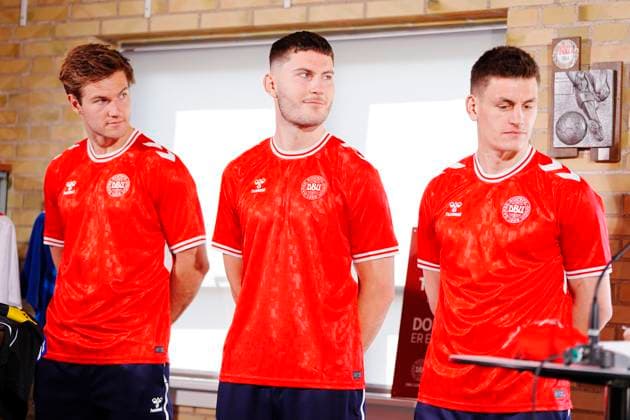 Football, EURO 2024, Denmark national team, Jerseys
