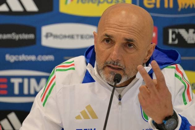 Football, Italy national team, Press conference