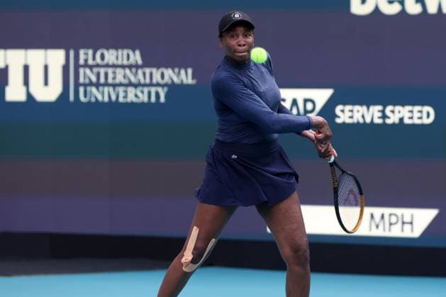 Tennis, WTA tournament in Miami, Training
