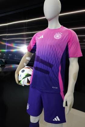 New European Championship jerseys from Adidas for the European Championship in Germany Frankfurt 19 03 2024 Training of the national team