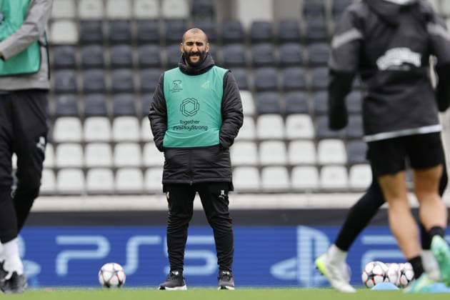 GÖTEBORG 20240319 Coach Mak Lind on the pitch at Hackens training session before the quarterfinal against Paris Saint Germain, PSG, in the womens Champions League SKENE SVERIGE x9200x  Copyright: xAdamxIhse TTx HÄCKEN CHAMPIONS LEAGUE
