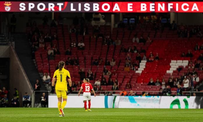 Lisbon, Portugal, March 19 2024: Lena Pauels (1 SL Benfica) during the UEFA Womens Champions League game between SL Benfica and Olympique Lyonnais at Estadio do Lisboa e Benfica in Lisbon, Portugal. (Pedro Porru SPP) Copyright: xPedroxPorrux xSPPx spp-en-PePoSp-4F8A3637