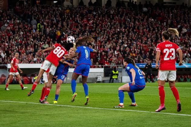 Lisbon, Portugal, March 19 2024: Lais Araujo (80 SL Benfica) in action during the UEFA Womens Champions League game between SL Benfica and Olympique Lyonnais at Estadio do Lisboa e Benfica in Lisbon, Portugal. (Pedro Porru SPP) Copyright: xPedroxPorrux xSPPx spp-en-PePoSp-4F8A3715