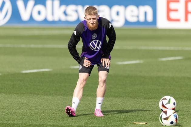 Training of the German national soccer team Jan Niklas Beste Training of the German national soccer team at the DFB Campus in Frankfurt am Main on March 20, 2024 , Frankfurt am Main Hessen Germany DFB Campus