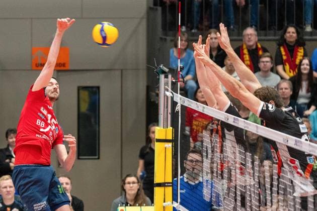 Volleyball, Playoffs, Baden Volleys Karlsruhe - Berlin Recycling Volleys
