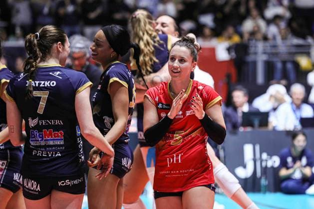 5 Ilaria Spirito (Reale Mutua Fenera Chieri Ã¢& x80;& x99;76) during Reale Mutua Fenera Chieri vs Viteos Neuchatel, Volleyball CEV Cup Women match in Turin, Italy, March 20 2024  Copyright: xNorbertoxMaccagno IPAxSportx xipx xx IPA_44494695 IPA_Agency_IPA44494695