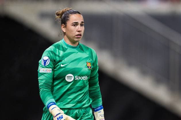240320 Catalina Coll of Barcelona during the UEFA Women s Champions League quarterfinal football match between Brann and Barcelona on March 20, 2024 in Bergen Photo Marius Simensen BILDBYRAN Cop 238 barcelona bbeng brann champions league dam football fotball fotboll fotboll quarterfinal quarter final tfk uefa women s champions league  Copyright: MARIUSxSIMENSEN BB240320BB874