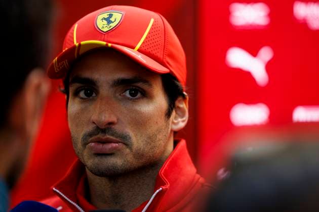 21st March 2024: Melbourne Grand Prix Circuit, Melbourne, Victoria, Australia; Australian Formula 1 Grand Prix: Arrival and Inspection Day: Number 55 Scuderia Ferrari driver Carlos Sainz Jr at the Australian Formula 1  ActionPlus12620214 StephenxBlackberry